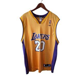 LA Lakers Gary Payton #20 NBA Team Mens Jersey size XL